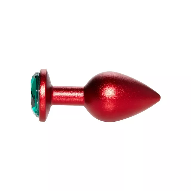 Red and Green Jewel Butt Plug - 2.6 Inch at Spencer's