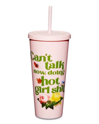 Golden Girls Cup with Straw - 20 oz. - Spencer's