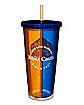 White Castle Cup with Straw - 20 oz.
