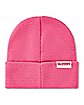 Pink Gloomy Bear Cuff Beanie Hat