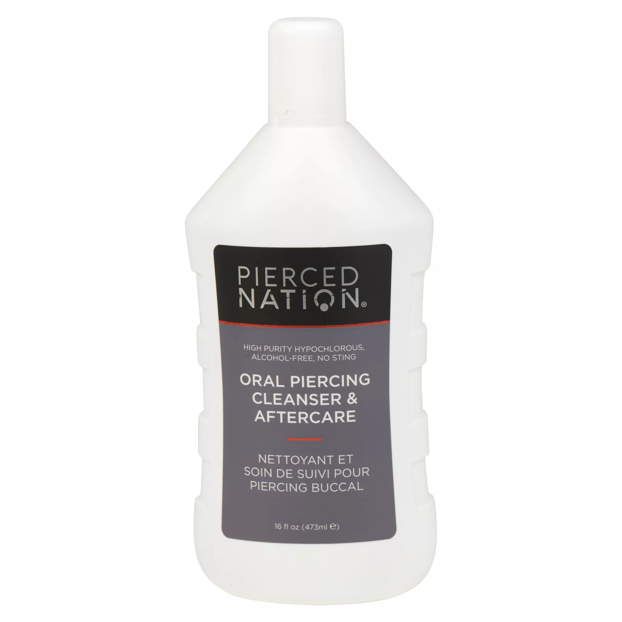 Pierced Nation Oral Piercing Cleanser and Aftercare Mouthwash - 16 oz. at Spencer's