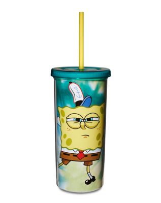 Dancing SpongeBob SquarePants Water Bottle with Straw - 22 oz.