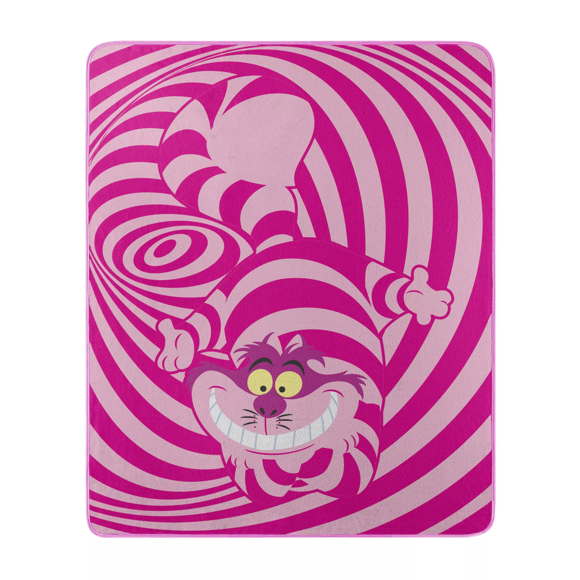 Cheshire Cat Alice in Wonderland Reversible Fleece Blanket at Spencer's