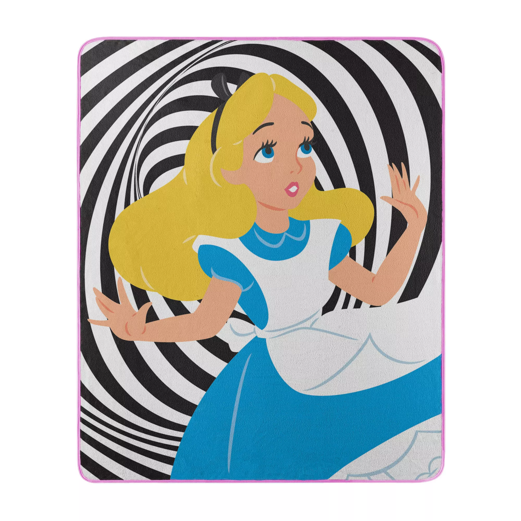 Cheshire Cat Alice in Wonderland Reversible Fleece Blanket at Spencer's
