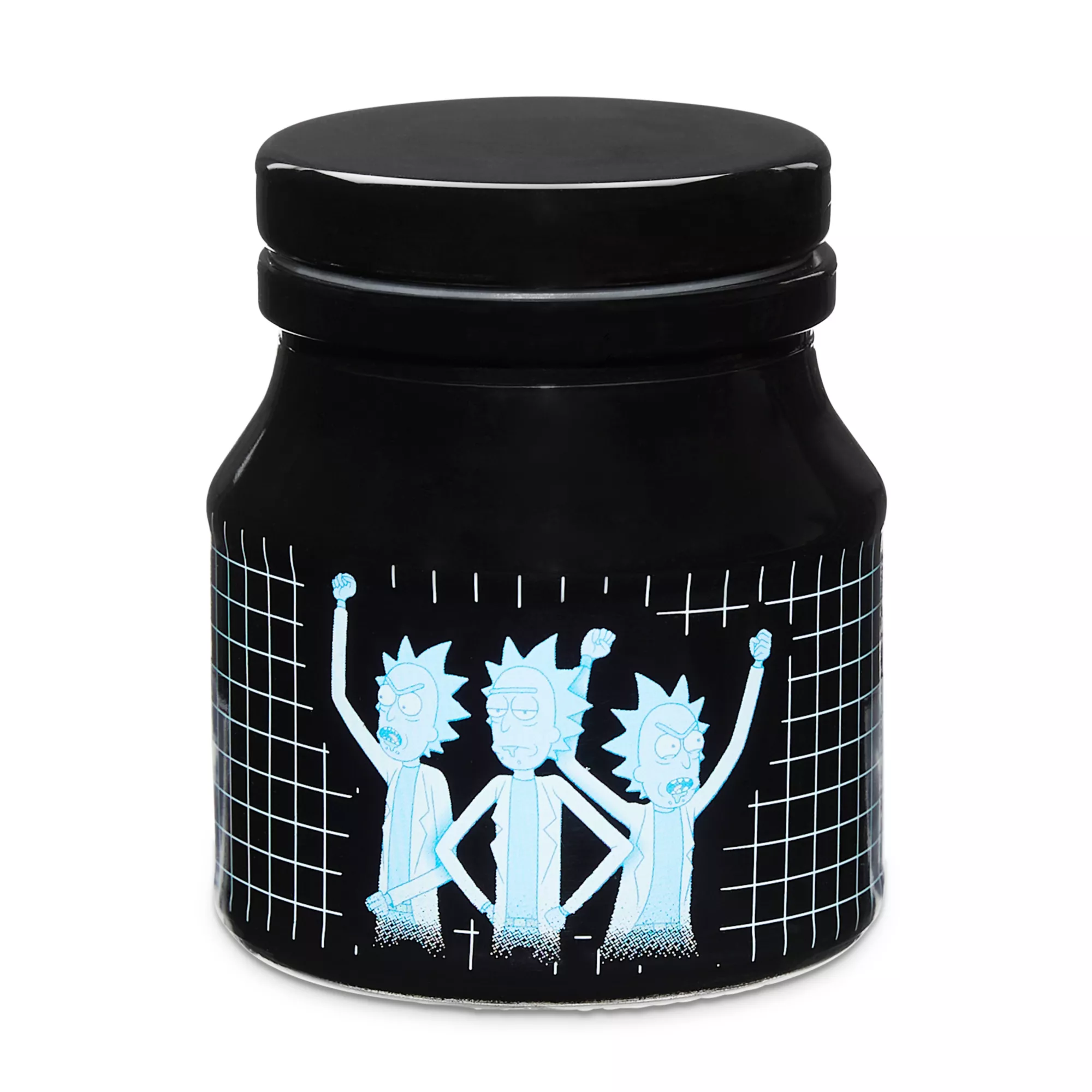 Holographic Rick Stash Jar 4.5 oz. - Rick and Morty at Spencer's