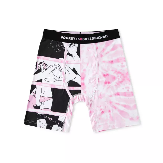 Pink Tie Dye Boxer Briefs - iiii Clothing x Based Kawaii at Spirit Halloween