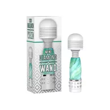 Mini Diamond Wand Massager Marble Teal - 4 Inch at Spencer's