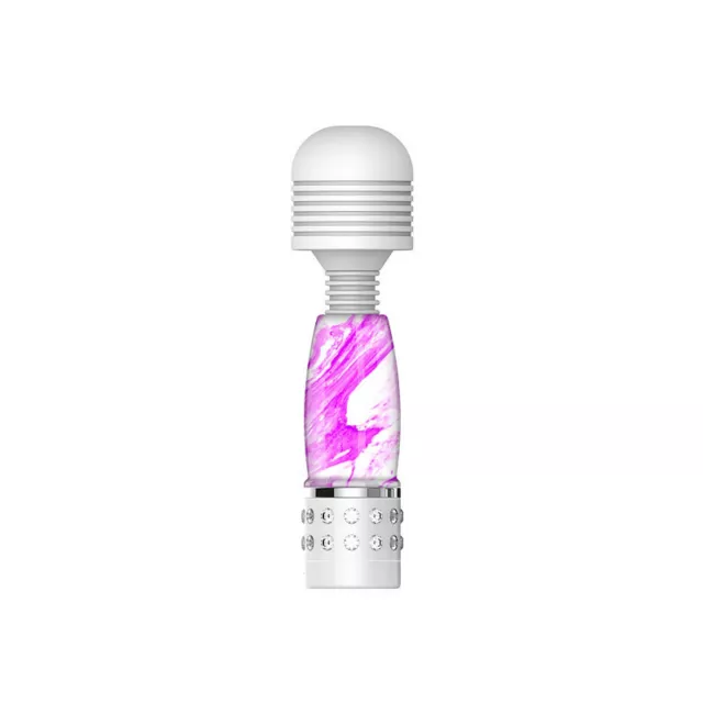 Mini Diamond Wand Massager Marble Purple - 4 Inch at Spencer's