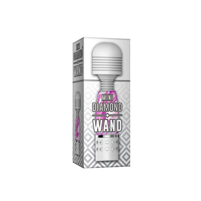 Mini Diamond Wand Massager Marble Purple - 4 Inch at Spencer's