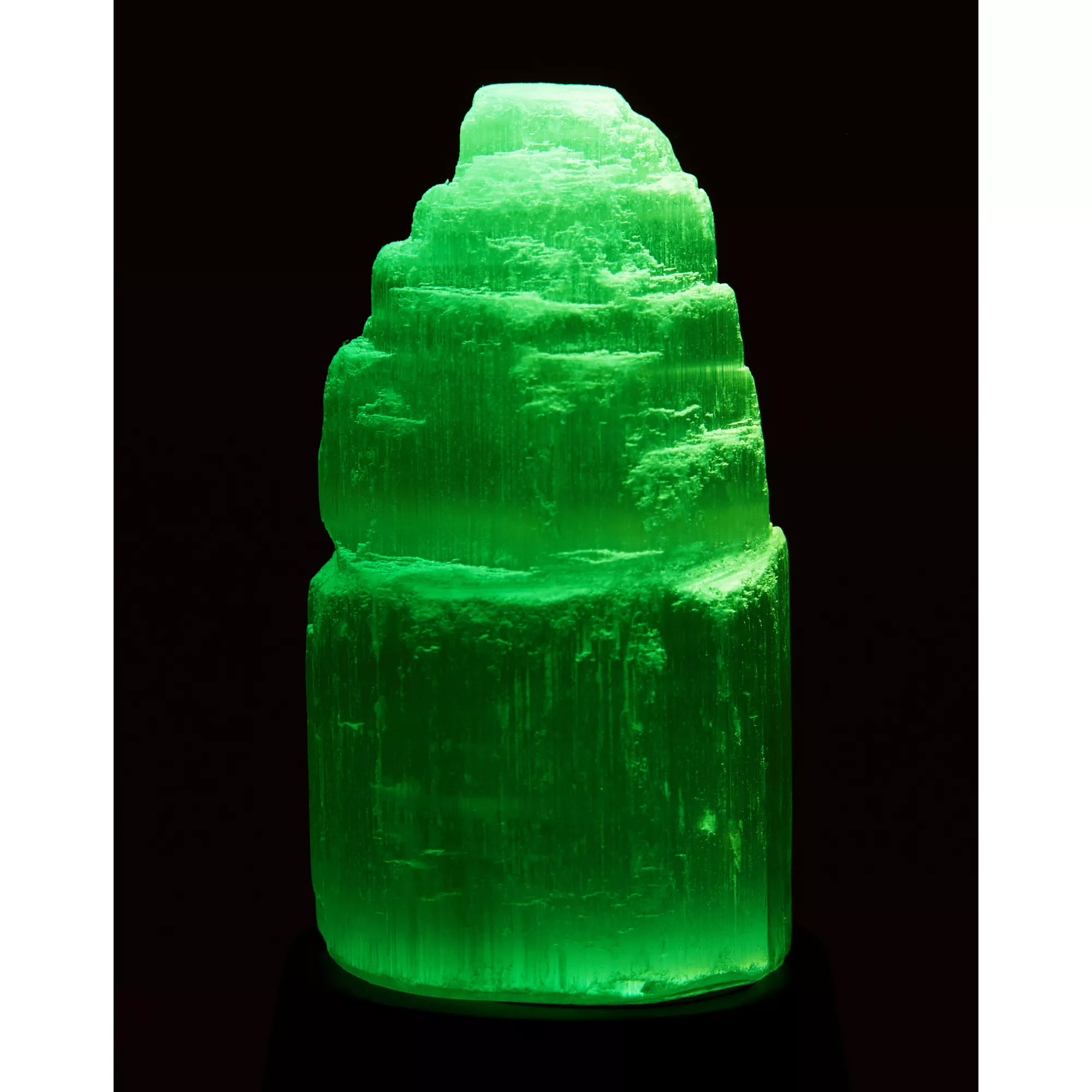 Crystal Tower Color Changing Selenite Lamp at Spencer's