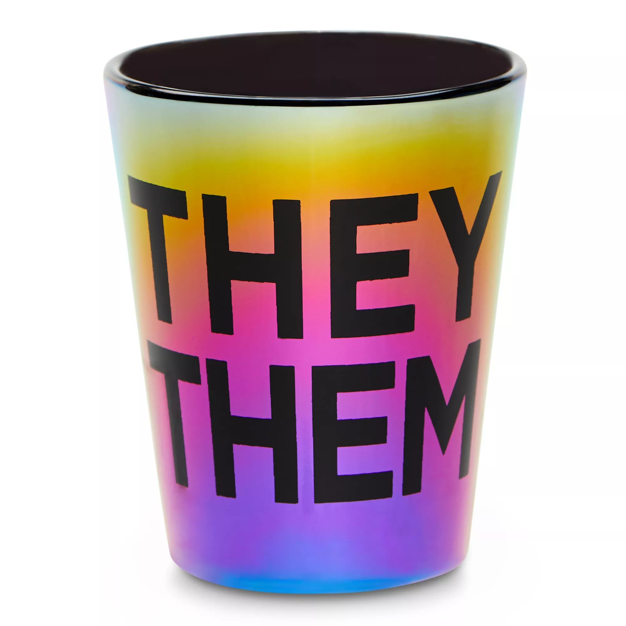 They Them Oil Slick Shot Glass - 2 oz. at Spencer's