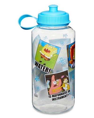 Funny Scenes SpongeBob SquarePants Water Bottle - oz