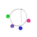 Colored D20 Chain Choker Necklace at Spencer's
