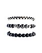 Multi-Pack Beaded and Chain Bracelets - 3 Pack