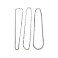 Multi-Pack Figaro Curb and Snake Chain Necklaces 3 Pack at Spencer's