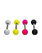 Multi-Pack Pink and Yellow Barbells 4 Pack - 14 Gauge