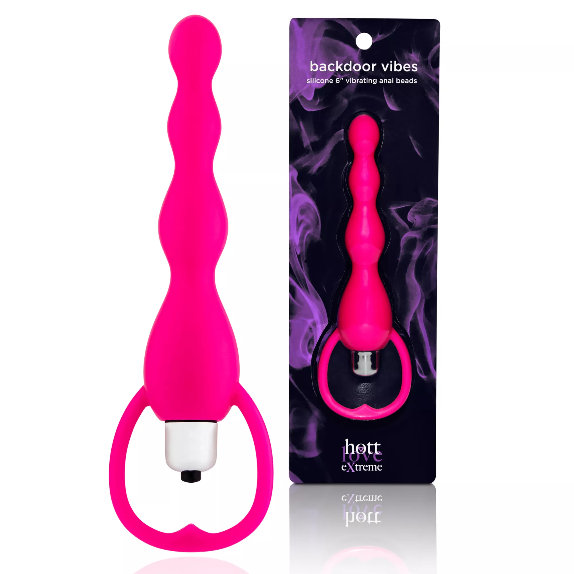 Backdoor Vibes VIbrating Anal Beads - Hott Love Extreme at Spencer's