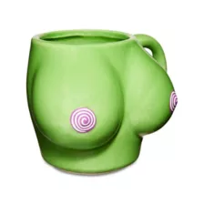 Alien Boobs Molded Coffee Mug - 32 oz. at Spencer's
