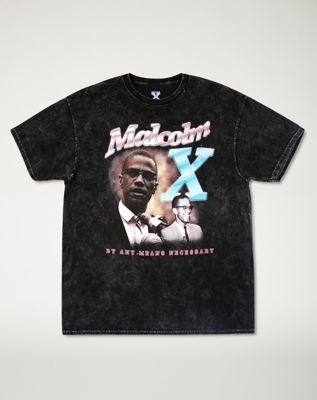 By Any Means Malcolm X T Shirt - Spencer's