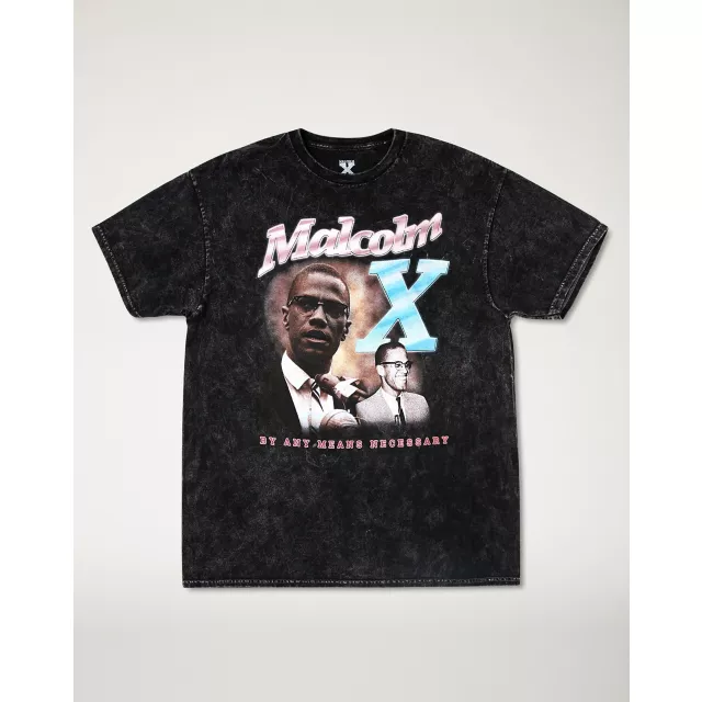 By Any Means Malcolm X T Shirt at Spencer's