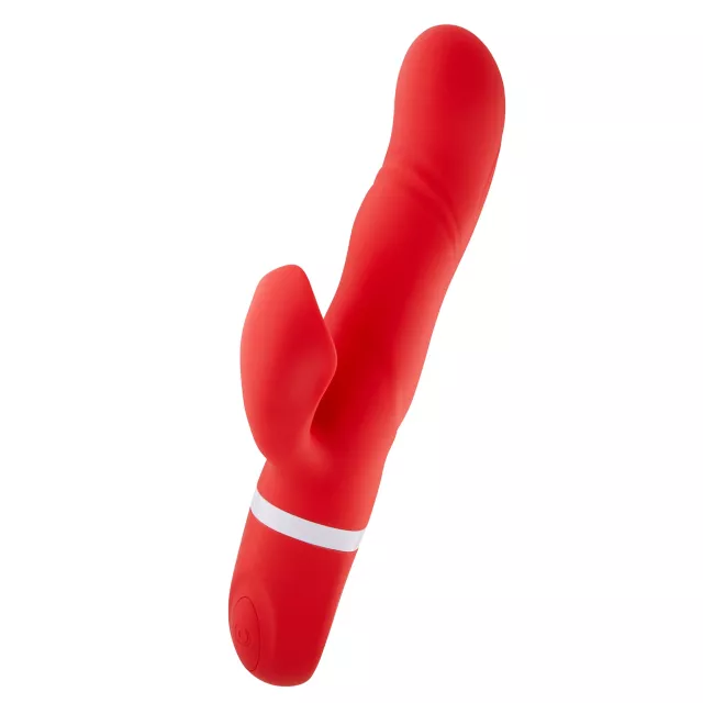 Red Hot AF 10-Function Waterproof Rabbit Vibrator - 9 Inch