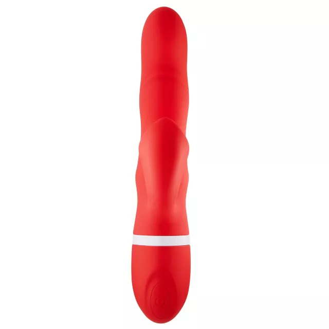 Red Hot AF 10-Function Waterproof Rabbit Vibrator - 9 Inch at Spencer's