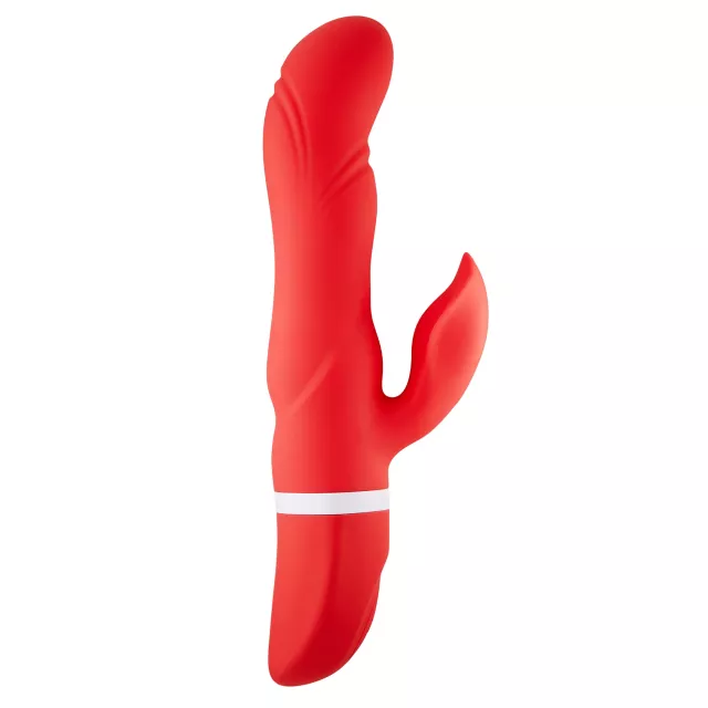 Red Hot AF 10-Function Waterproof Rabbit Vibrator - 9 Inch at Spencer's