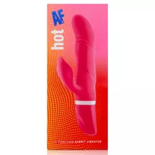 Red Hot AF 10-Function Waterproof Rabbit Vibrator - 9 Inch at Spencer's