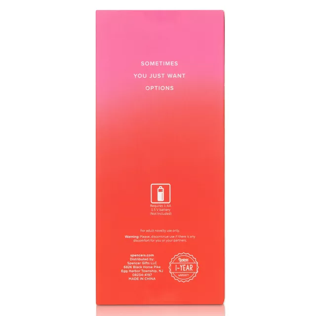 Fun AF Pink Waterproof Interchangeable Massager - 4 Inch at Spirit Halloween