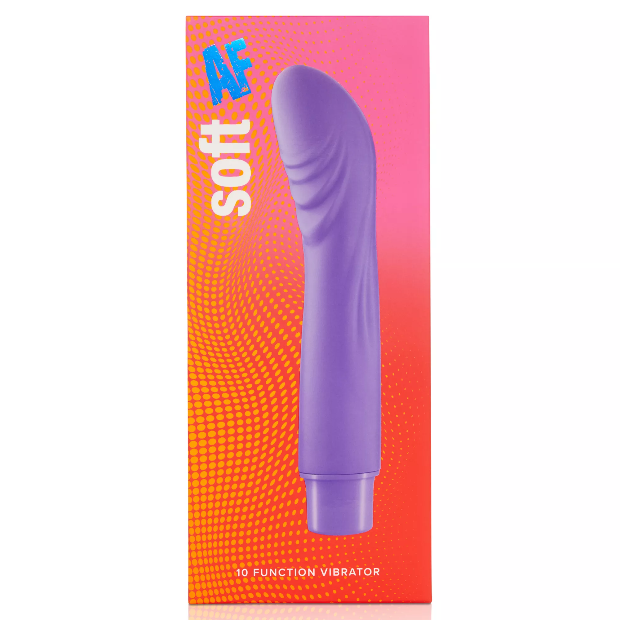Soft AF Purple 10-Function Waterproof G-Spot Vibrator - 7.7 Inch at Spirit Halloween