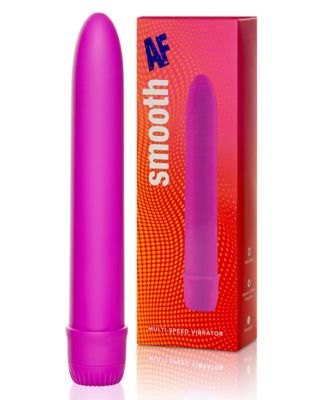Smooth AF Purple Multi-Speed Waterproof Vibrator - 7 Inch - Spencer's