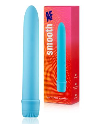 Smooth AF Blue Multi-Speed Vibrator - 7 Inch - Spencer's