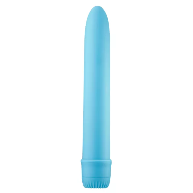 Smooth AF Blue Multi-Speed Vibrator - 7 Inch at Spencer's