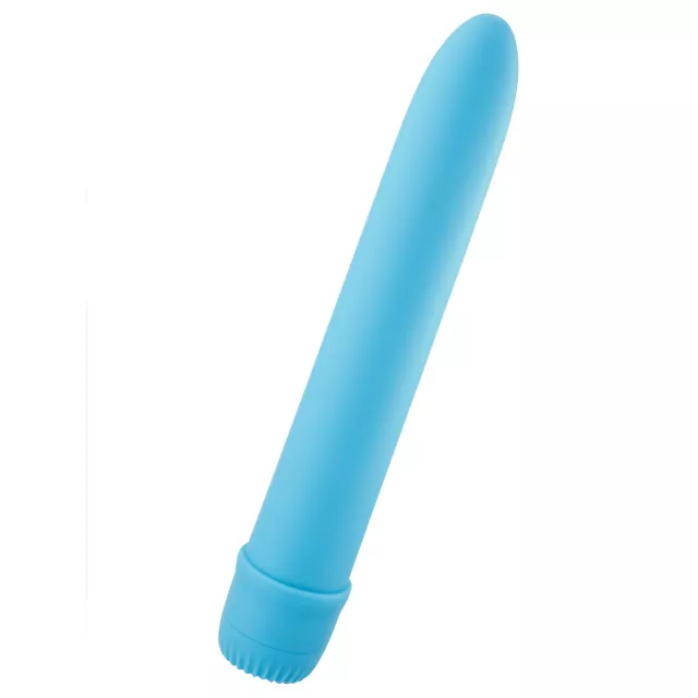 Smooth AF Blue Multi-Speed Vibrator - 7 Inch at Spencer's