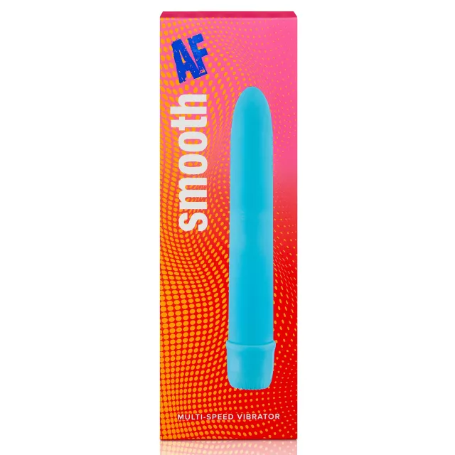Smooth AF Blue Multi-Speed Vibrator - 7 Inch at Spencer's