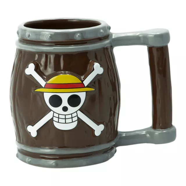 Straw Hat Pirates Logo  Molded Coffee Mug 12 oz. - One Piece at Spencer's