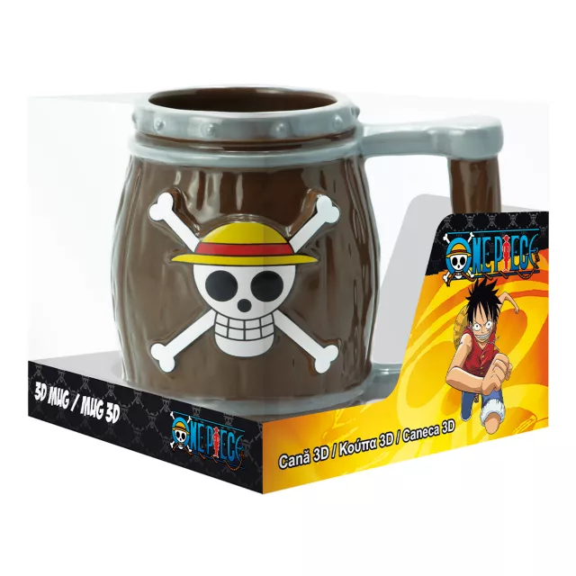 Straw Hat Pirates Logo  Molded Coffee Mug 12 oz. - One Piece at Spencer's