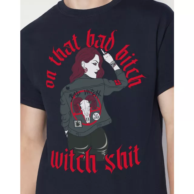 Bad Bitch Witch T Shirt at Spencer's