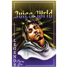Airbrush Juice WRLD Poster at Spencer's