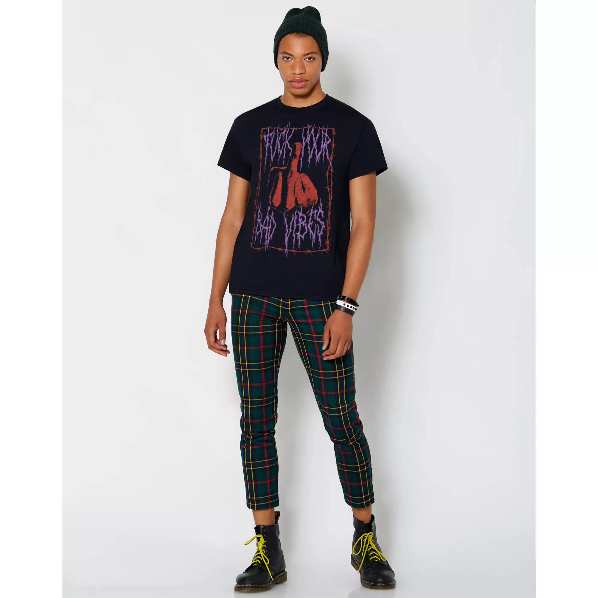 Fuck Your Bad Vibes T Shirt at Spencer's