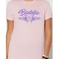 Pink Baddie T Shirt at Spencer's