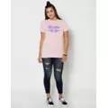 Pink Baddie T Shirt at Spencer's
