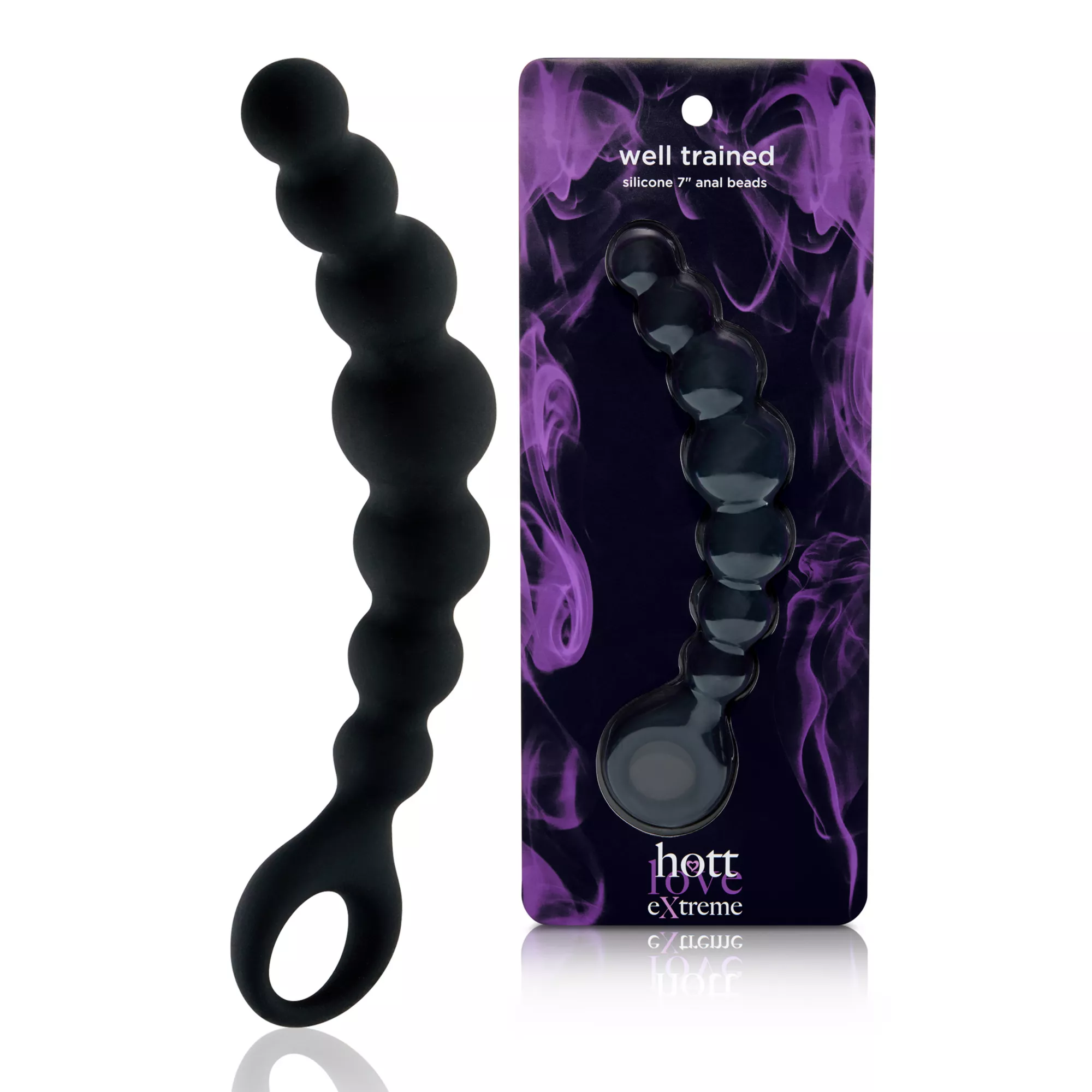 Well Trained Silicone Anal Beads 7 Inch - Hott Love Extreme at Spencer's