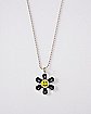 Ying Yang Butterfly Flower Layered Choker Necklace