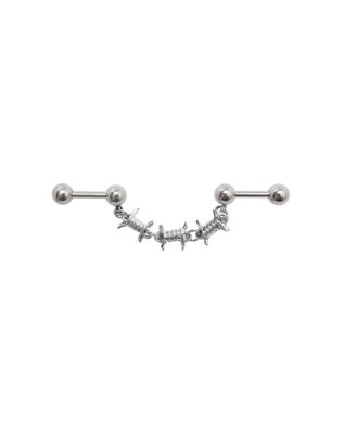 Barbed Wire Industrial Barbell 14 Gauge