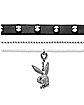 Spiked Playboy Chain Choker Necklace