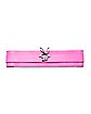 Pink Playboy Bunny Choker Necklace
