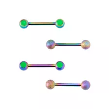 Multi-Pack Glow in the Dark Barbells 4 Pack - 14 Gauge at Spencer's