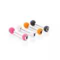 Multi-Pack Multi-Color Matte Playboy Bunny Barbells 4 Pack - 14 Gauge at Spencer's