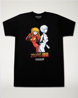 Asuka and Rei T Shirt Neon Genesis Evangelion Spencer s